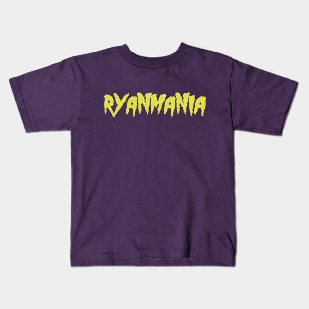 Ryanmania Kids T-Shirt by 3CountThursday